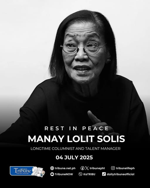 Lolit Solis Death – Lolit Solis Obituary – Lolit Solis, Filipino Talk Show Host and Entertainment News Writer Passed Away