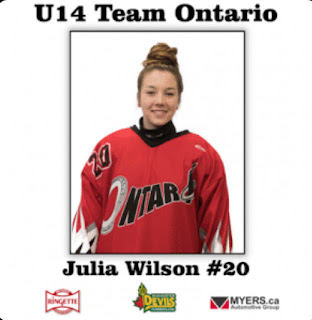 Ringette, Ottawa – The Gloucester Cumberland Ringette Association—and Ontario communities have united to remember the life of Ringette #20 player Julia Wilson (Jules), who passed away this wee